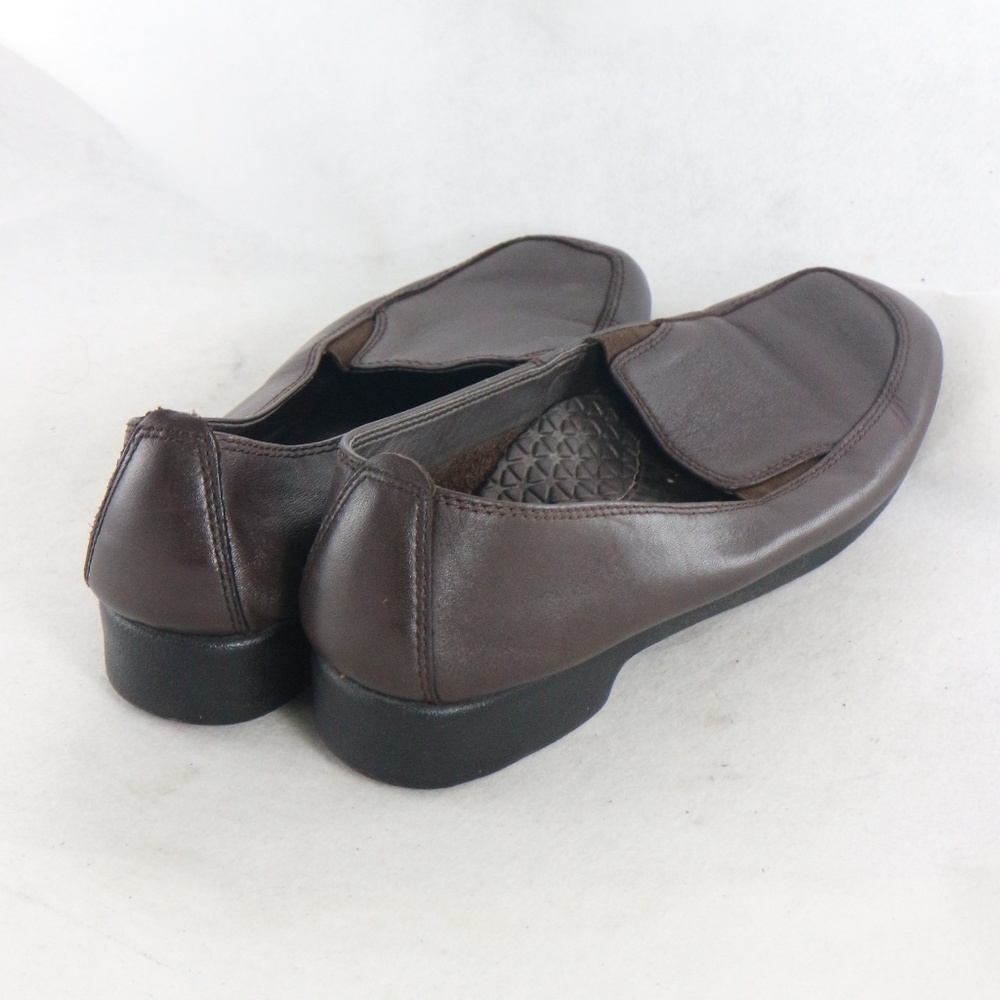 HUSH PUPPIES HEAVEN Leather Slip On Loafers Sz 7 N - Picture 6 of 8